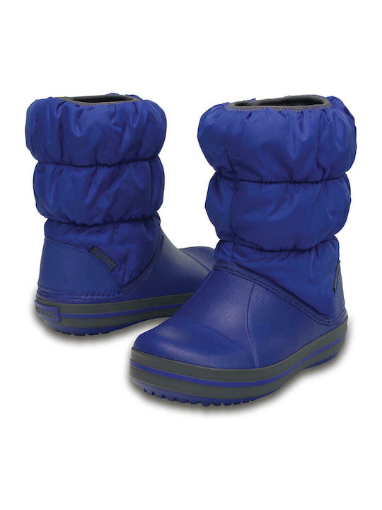 Puff Anatomical Kids Snow Boots Blue