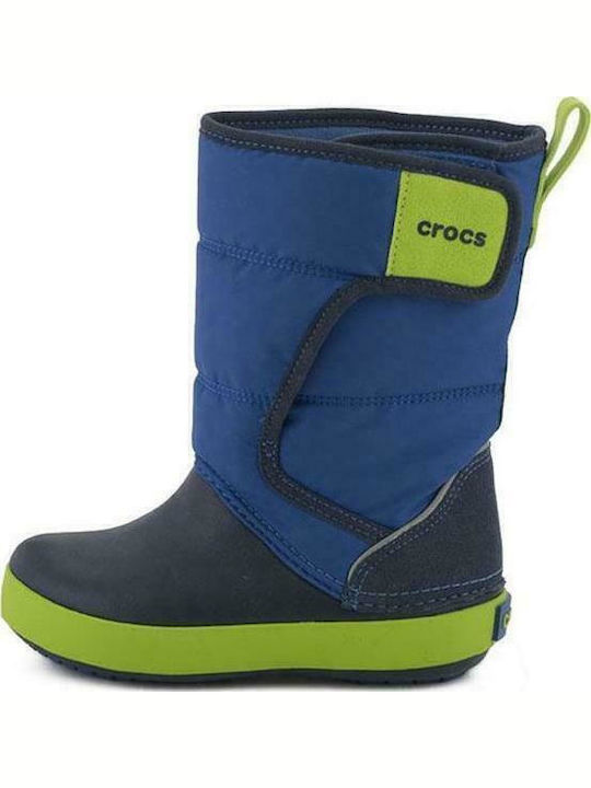 Lodgepoint Cizme de Zăpadă Copii cu Velcro Albastru
