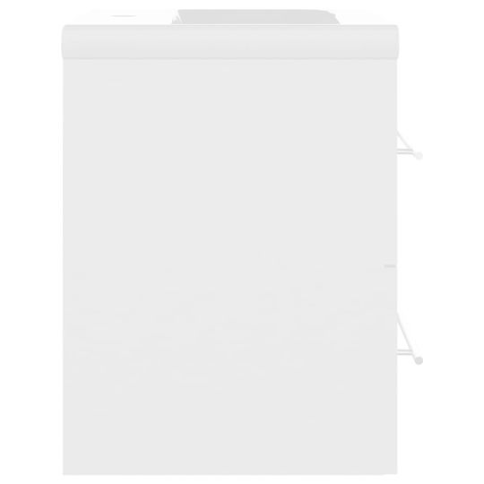vidaXL Waschtisch mit Waschbecken L41xB38.5xH48cm Weiß