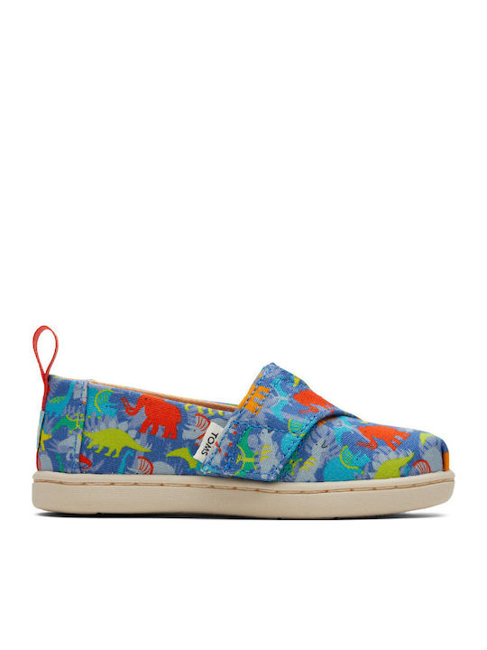 Kids Espradrilles with Hoop & Loop Closure Blue Alpargata