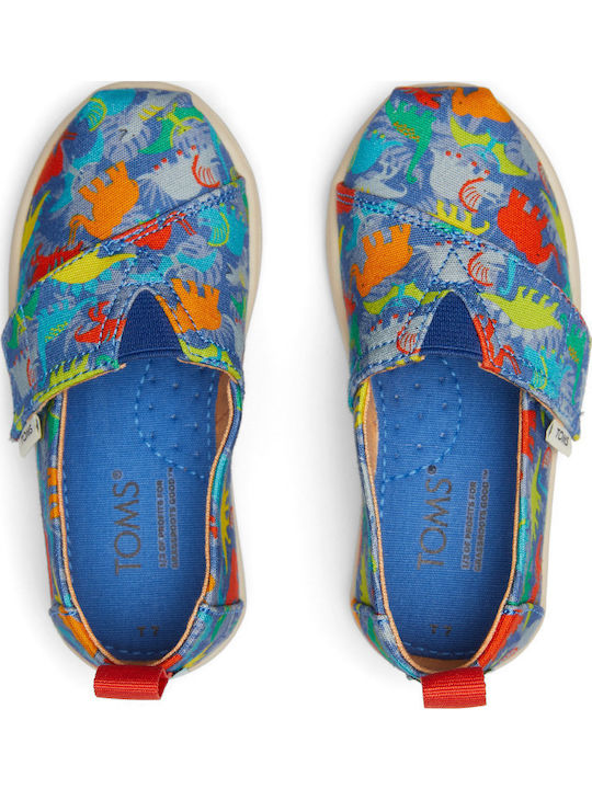 Kids Espradrilles with Hoop & Loop Closure Blue Alpargata