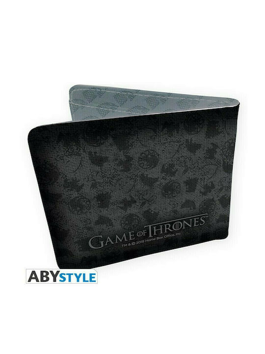 Abysse Stark Game Thrones Παιδικό Πορτοφόλι για Αγόρι Μαύρο ABYBAG166