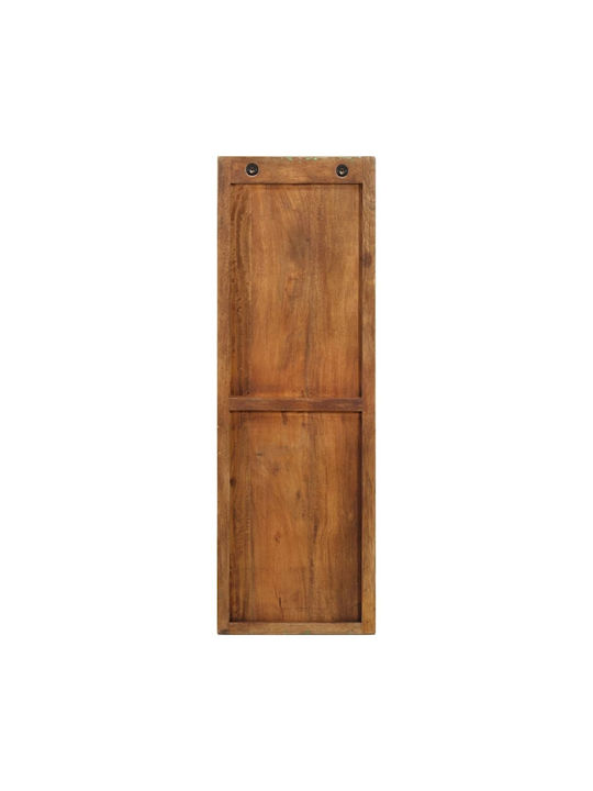 vidaXL Wooden Vintage Wall Hanger with 3 Slots Colorful 36x3x110cm 2pcs