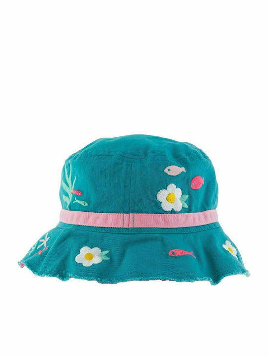 Stephen Joseph Kids' Hat Bucket Fabric Mermaid Turquoise