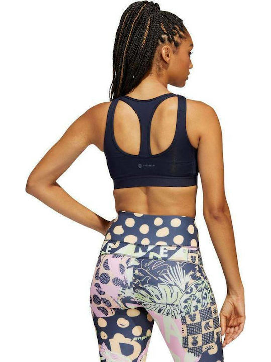 adidas Farm Women's Sports Bra without Padding Navy Blue