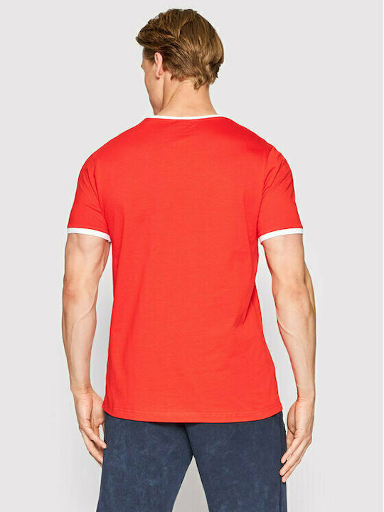 Ellesse Meduno Herren T-Shirt Kurzarm Rot