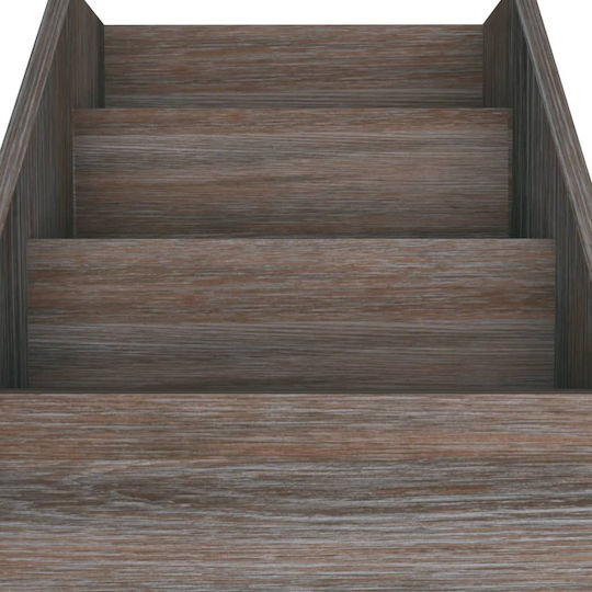 Kids Floor Shelving Unit Grey Sonoma Oak 71x30x78.5cm