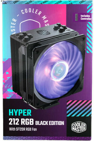 CoolerMaster Hyper 212 RGB Black Edition With LGA1700 (new Packaging) Ψύκτρα Επεξεργαστή για Socket AM4/1200/115x/1700