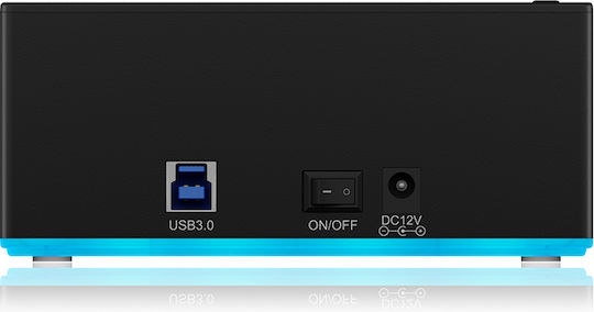 Icy Box Docking Station for 2 Hard Drives SATA 3.5" / 2.5" with Connection USB 3.1 / USB-C (IB-127CL-U3)