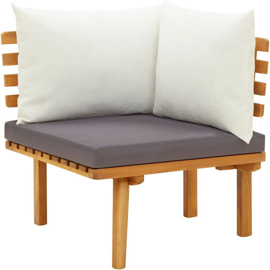 Set Cameră De Zi Exterior 12 Piese Din Acacia Cu Perne