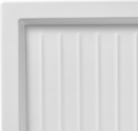 Roca Rectangular Porcelain Shower White Roma 90x70x5.5cm