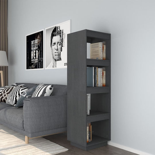 Bibliothek Grau 40x35x135cm