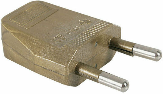 Male Bipolar Plug Gold