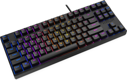 Krux Atax Pro RGB Gaming Mechanical Keyboard Tenkeyless with Outemu Red switches and RGB lighting (English US)