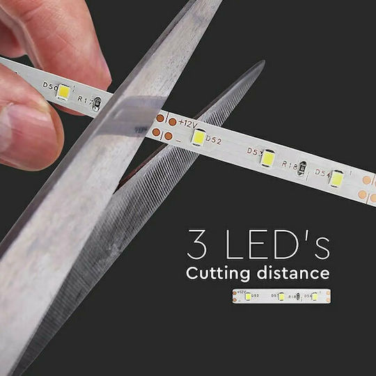 V-TAC LED Strip 12V Cold White Light 5m Type SMD3528