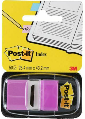 3M Post-it Αυτοκόλλητοι Σελιδοδείκτες 50τμχ