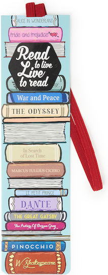 Legami Milano Read To Live Regular Bookmark SE0166