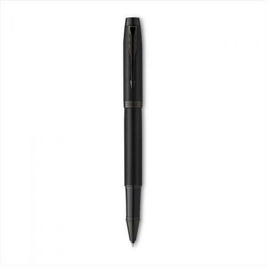 Parker IM Core Metal Pen Set Rollerball Black BΤ in a case
