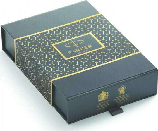 Parker IM Essential Pen Set Rollerball made of Steel Mat Black CT in a case