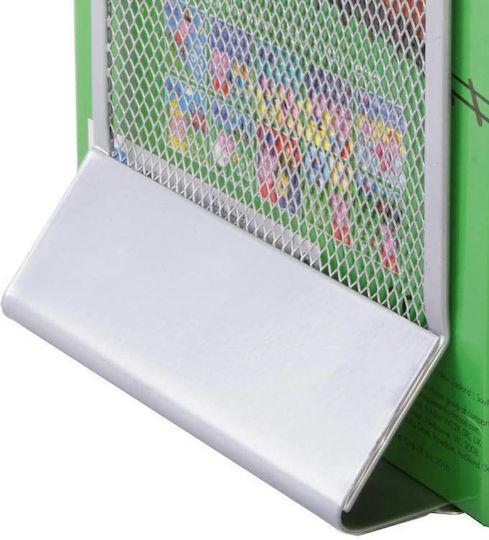Metal Book End Holder In Silver Colour 10x13.2x16cm 2 Pieces