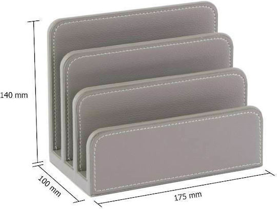 Leather Envelope Holder in Gray Color 1pcs 17.5x10x14cm