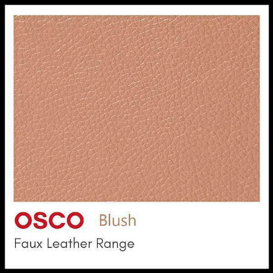 Leather Pencil Case Blush 4356 in Pink Color 9x9x10.5cm