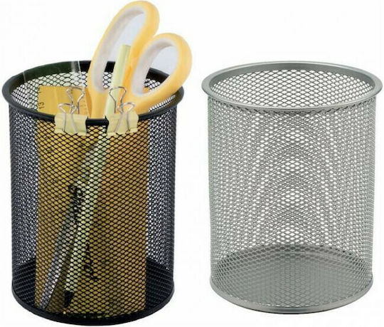 Μεταλλική Μολυβοθήκη σε Γκρι Χρώμα 9x9x10εκ. 1τμχ