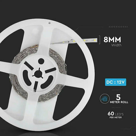 V-TAC Ταινία LED 12V Πράσινο Φως 5m Τύπου SMD2835