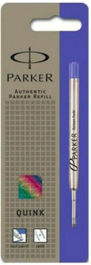 Parker Quinkflow Ανταλλακτικό Μελάνι για Στυλό Fine Μπλε