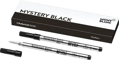 Mont Blanc Replacement Ink for Ballpoint in Black color Rollerball Medium 2τμχ 2pcs