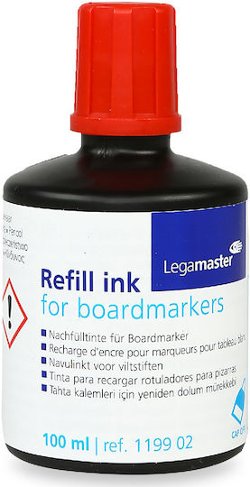 Legamaster Ersatz-Tinte für Marker Mittlere Rote 100ml