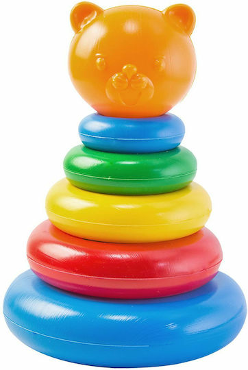 ToyMarkt Stacking Toy Pyramid with Sounds (Various Designs/Assortments of Designs) 1pc