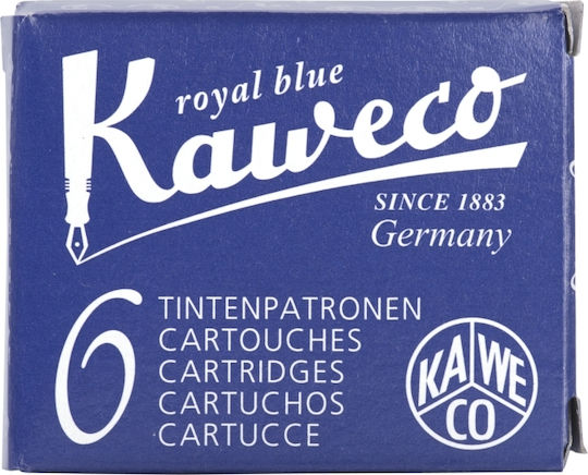 Kaweco Replacement Ink for Pen Royal Blue 6pcs 1ml