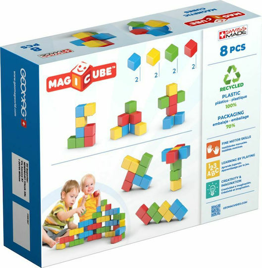Geomag Παιχνίδι Στοίβαξης Magicube Full Color για 12+ Μηνών