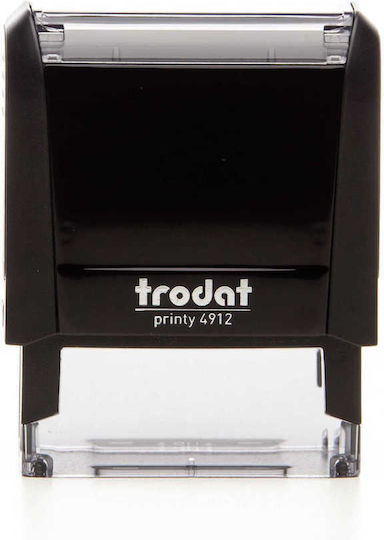 Trodat Printy 4912 Rectangular Self-Inking Text Stamp and Black Ink