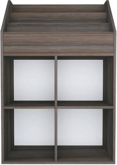 Raft De Podea Pentru Copii Gri/Sonoma 71x30x114 cm
