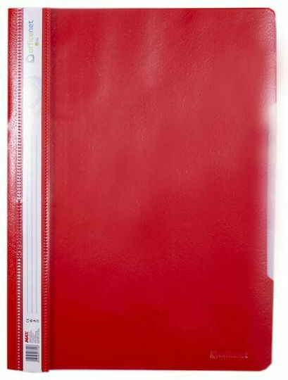 Durable Clipboard with Spring for Paper A4 Red 1pcs