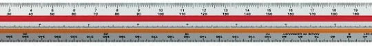 Rotring T1 Κλιμακόμετρο Πλαστικό 30cm με Λαβή Λευκό
