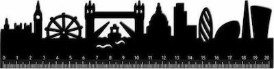 Legami Milano Ruler Plastic The Skyline Ruler London