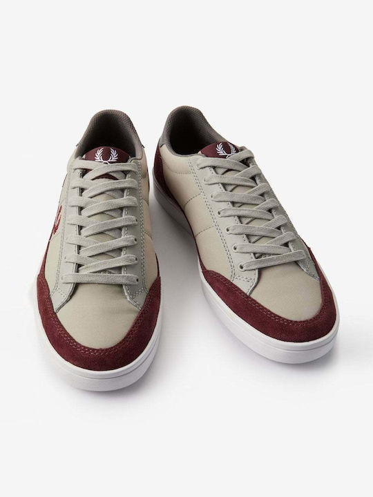 Fred Perry Deuce Poly Ανδρικά Sneakers Μπεζ