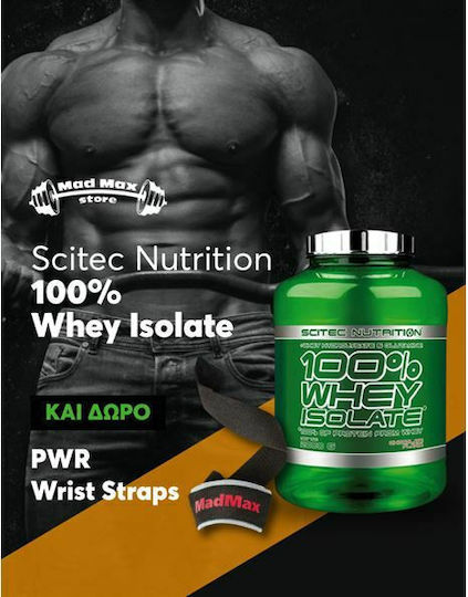 Scitec Nutrition 100% Whey Isolate Protein Whey Gluten Free with Flavor Banana 2kg