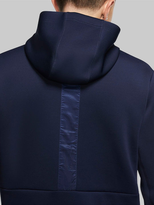 Ζακέτα με Κουκούλα Navy Μπλε