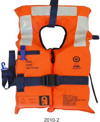 Eval Life Jacket Belt Kids Solas 74 με Άνωση 85N & Βάρος:15-43kg