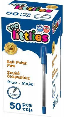 Luna The Littlies Pen Ballpoint 0.7mm with Blue Ink 50pcs