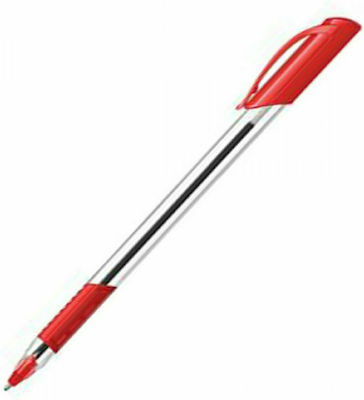 Claro Trion Grip Pen Rollerball 1mm with Red Ink