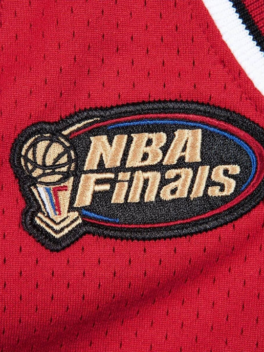 Authentic Michael Jordan C.Bulls Road Finals 1997-98 Ανδρική Φανέλα Εμφάνισης Μπάσκετ