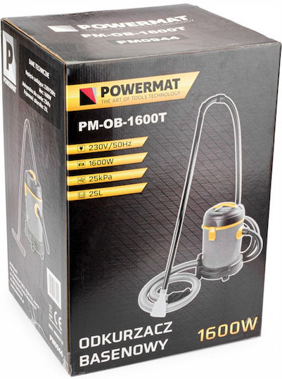 Powermat Aspirator Lichide / Solide 1600W Recipient 25lt