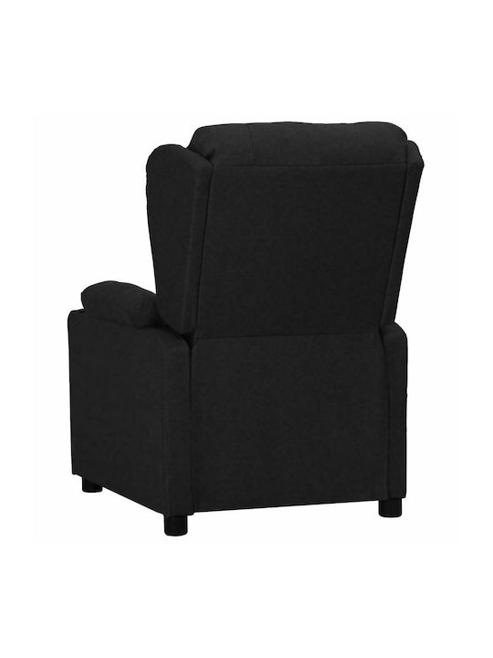 Relaxsessel mit Fußhocker Schwarz 72.5x96x99.5cm