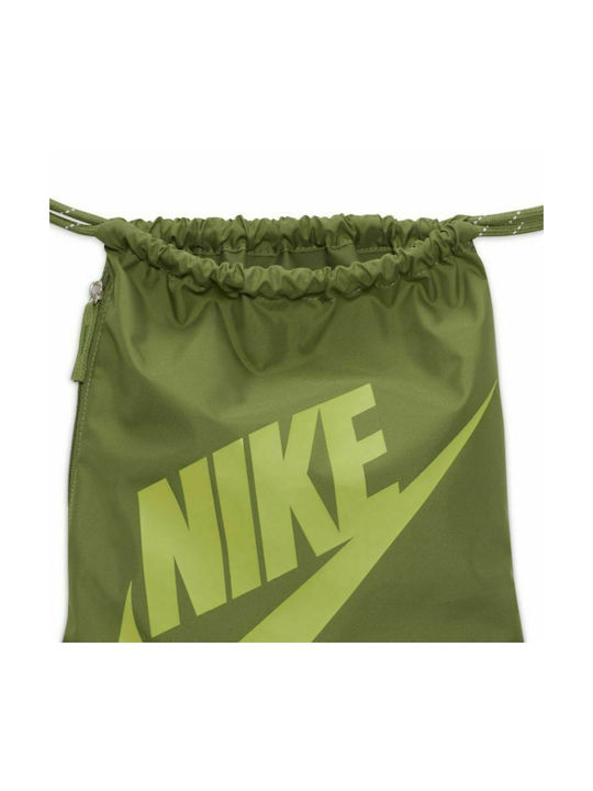 Nike Heritage Ανδρική Τσάντα Πλάτης Γυμναστηρίου Πράσινη