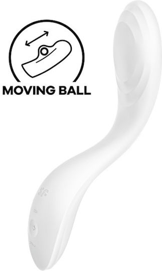 Satisfyer Rrrolling Pleasure Vibrator G-Spot 22cm Alb